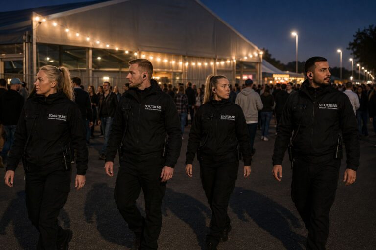 Veranstaltungsschutz durch Sicherheitsdienst bei Events