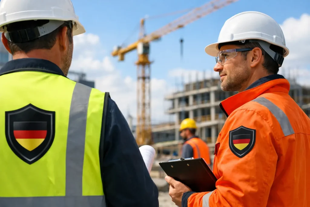 Aktuelles Bild: Leitfaden für Baustellensicherheit