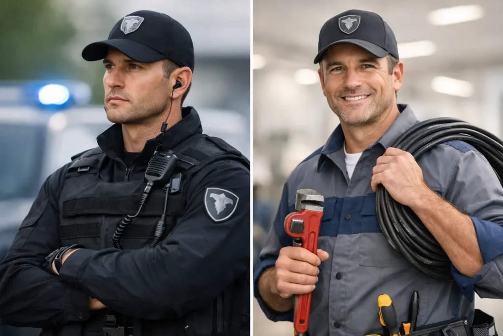 Sicherheitsdienst oder Hausmeisterservice?