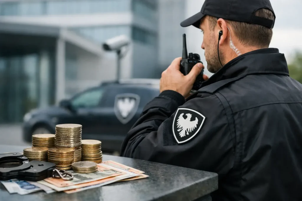 Aktuelles Bild: Was kostet Objektschutz pro Stunde?