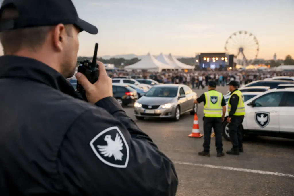 Aktuelles Bild: Fallstudie Parkplatzbewachung bei Großevent