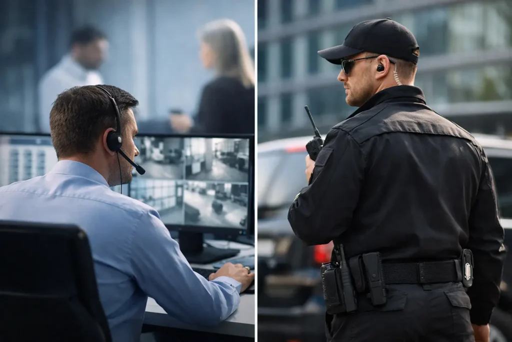 Interne Security oder Sicherheitsdienst wählen?