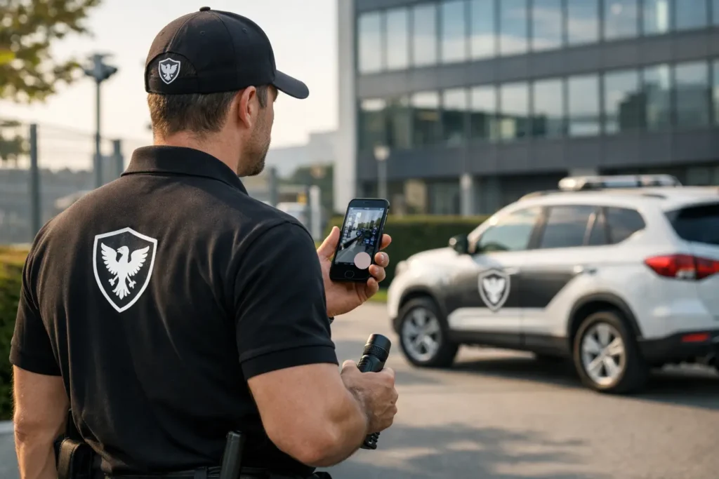 Aktuelles Bild: Mobile Kontrollgänge für Firmengelände