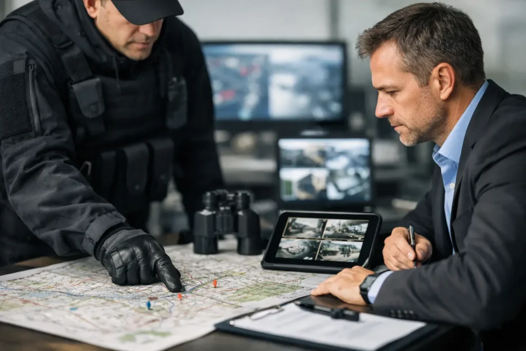 Aktuelles Bild: Risikoanalyse vor Sicherheitseinsatz richtig planen
